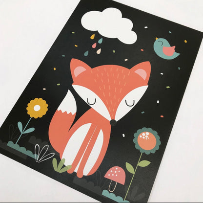 Fox A4 print image 1