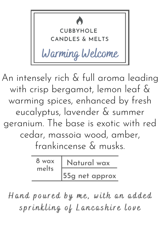 'Warming Welcome' Natural Wax Melts image 3