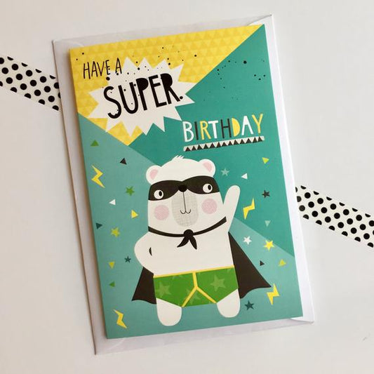 Superhero Birthday Card image 0