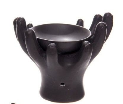 Hands Ceramic Wax Melter / Oil Burner image 2