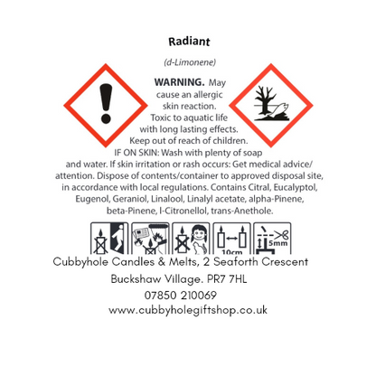 'Radiant' Natural Wax Melts - Wellbeing Collection image 4