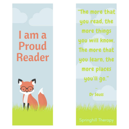 Proud Reader Bookmarks (pack of 3) image 0