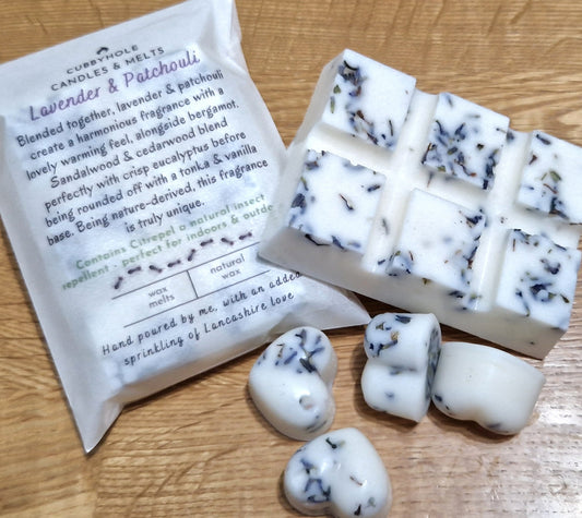 Lavender & Patchouli Natural Wax Melts - Essential Oils  image 0