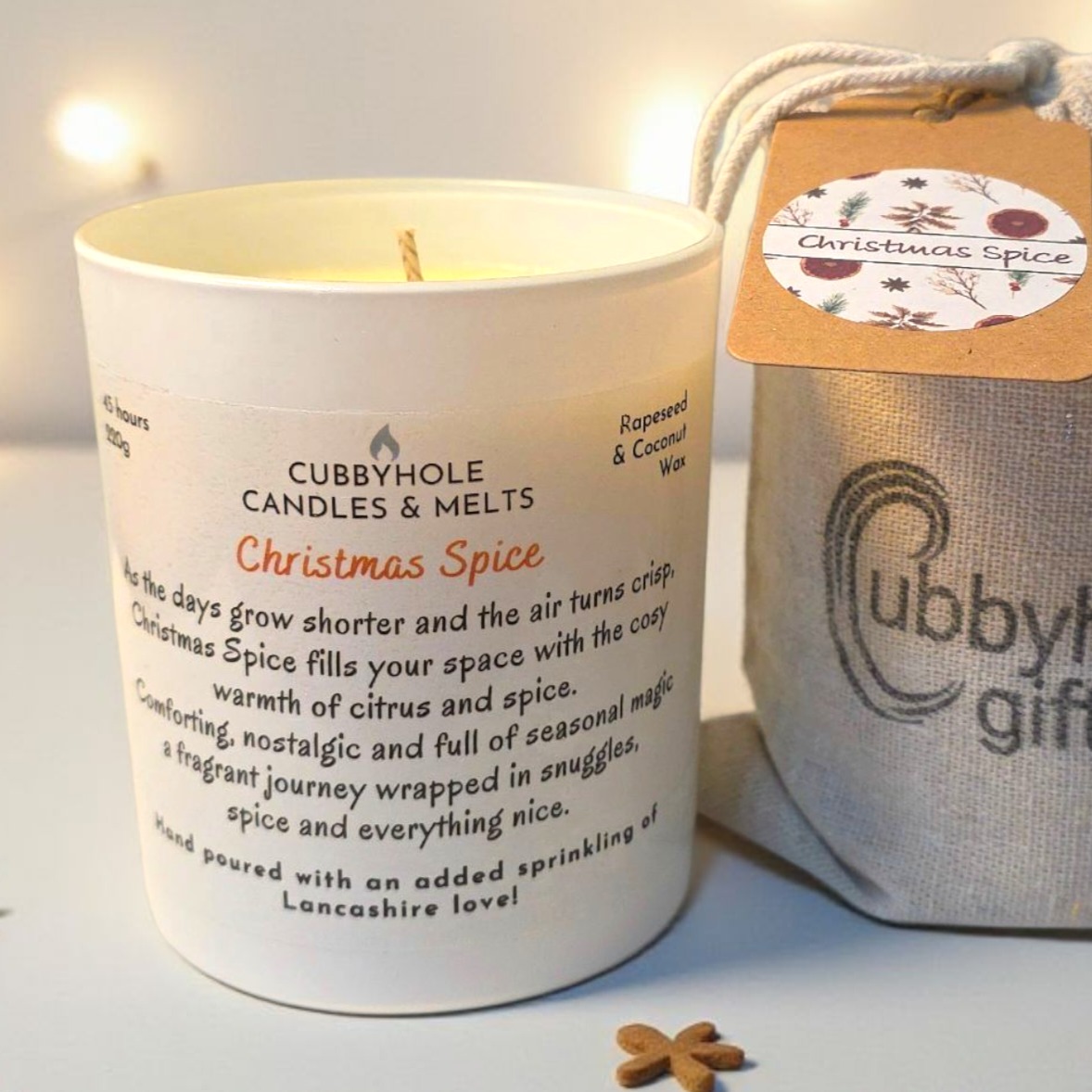 Christmas Spice Natural Wax Candle