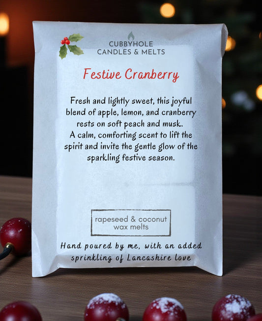 Festive Cranberry Wax Melts